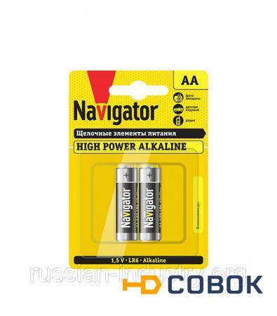 Фото Батарейка NAVIGATOR LR6 1.5V (AA) (2 шт.)