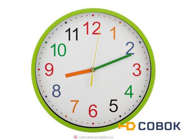 Фото Часы настенные кварцевые color mix 24х24х4 см