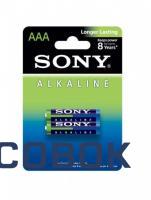 Фото Комплект из 2 батареек Sony Alkaline (AAA)