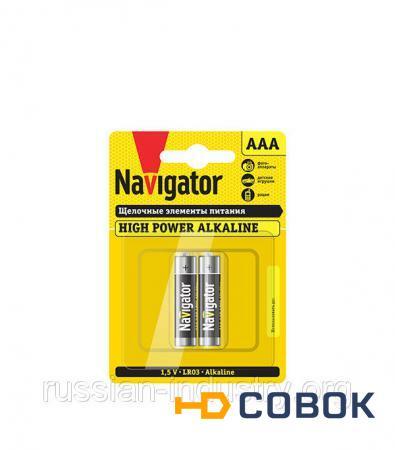 Фото Батарейка NAVIGATOR LR03 1.5V (AAA) (2 шт.)