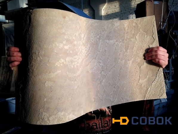 Фото Каменные панели из гибкого и рельефного песчаника