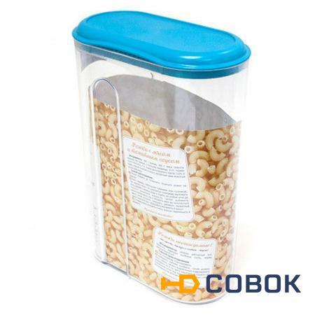 Фото Емкость для сыпучих продуктов V=1,5 л. пластик. арт. 431250423