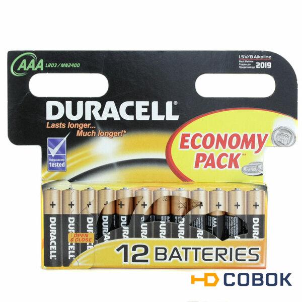 Фото Элемент питания LR МХ 2400/LR03 BASIC ВР-12 Duracell