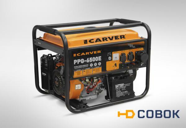 Фото Бензогенератор Carver PPG- 6500Е