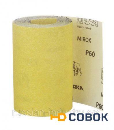 Фото Наждачная бумага Mirox Mirka P60 желтая 115 мм 5 м