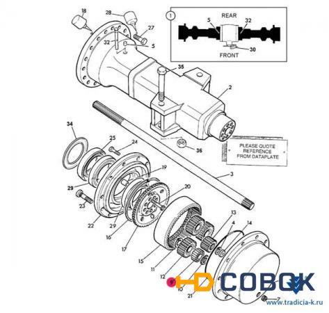 Фото Подшипник игольчатый ПМ 907/50200 на JCB 3CX