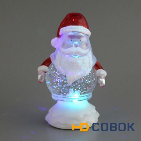 Фото Изделие декоративное "дед мороз" с подсветкой высота=18 см. Polite Crafts&gifts (786-052)