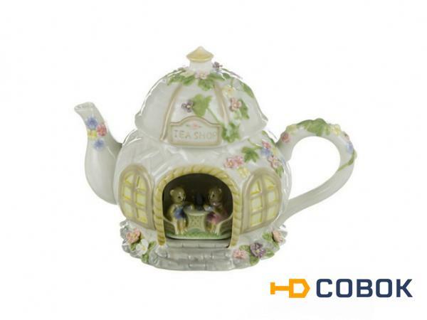 Фото Музыкальное декоративное изделие "чайник" 12*19 см.высота=15 см. Porcelain Manufacturing (461-184)