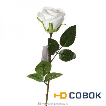 Фото Цветок искусственный роза длина 53 см,