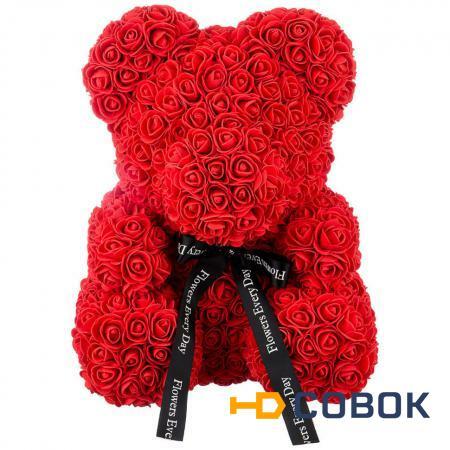 Фото Декоративное изделие"медвежонок из роз" 40 см Huajing Plastic (192-506)