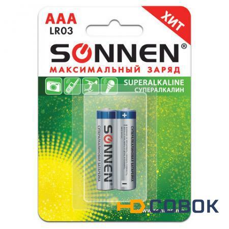 Фото Батарейки SONNEN Super Alkaline