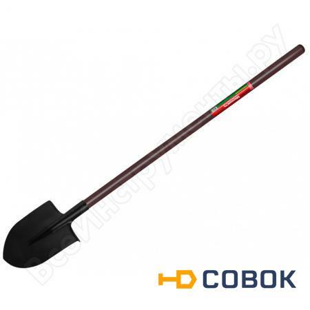 Фото Штыковая лопата с лакированным черенком Центроинструмент 1356-Ч