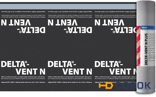 Фото Гидропароизоляция DELTA-VENT N диффузионная мембрана