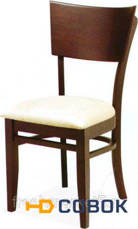 Фото Стул «Carla» с мягким сиденьем (деревянный каркас)
