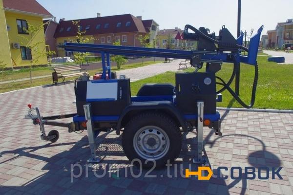 Фото Буровая гидравлическая установка GIDROBUR-G2 Прицеп КМЗ (колеса и ступицы УАЗ)