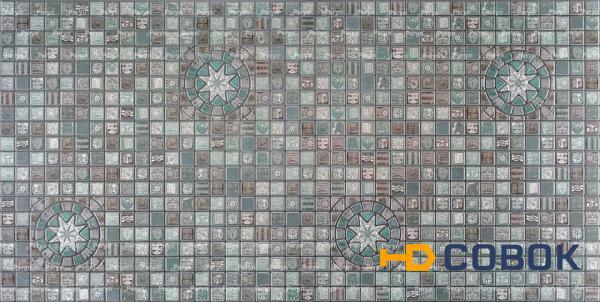 Фото Панели стеновые PRORAB Панели ПВХ (стеновые) Декопан мозаика "Медальон олива"