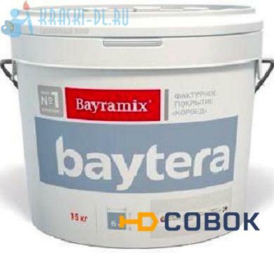 Фото Покрытие "Baytera Мокрая стена" (Байтера) фактурное для фасадных и интерьерных работ "Bayramix" (микро фрак. (S) 1,0 - 1,5 мм