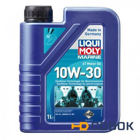 Фото Liqui Moly НС-синтетическое моторное масло для лодок Liqui Moly 25022 Marine 4T Motor Oil 10W-30 1 л для 4-х тактных двигателей