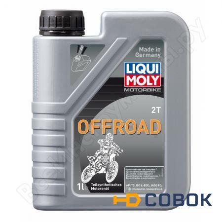 Фото Полусинтетическое моторное масло для 2-тактных двигателей картов 1л LIQUI MOLY Motorbike 2T Offroad 3065