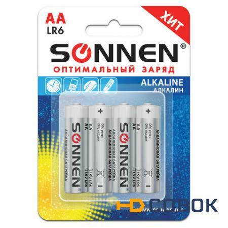 Фото Батарейки SONNEN Alkaline