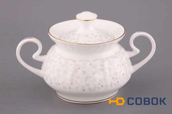 Фото Сахарница "вивьен" 500 мл.высота=9 см. Porcelain Manufacturing (264-497)