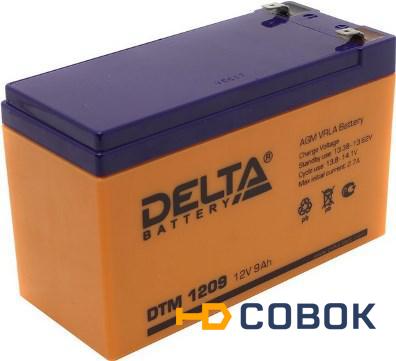 Фото Аккумуляторная батарея Delta DTM 1209 (12V9Ah) для UPS