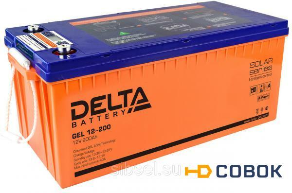 Фото Аккумуляторная батарея Delta GEL 12-200