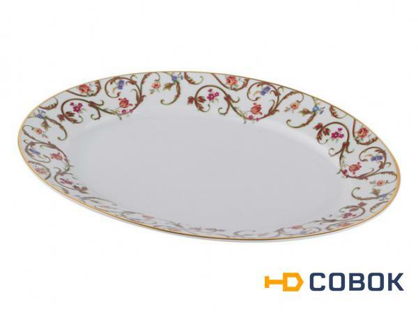 Фото Блюдо овальное "karin" 35 см. Bohemia Porcelan (655-576)