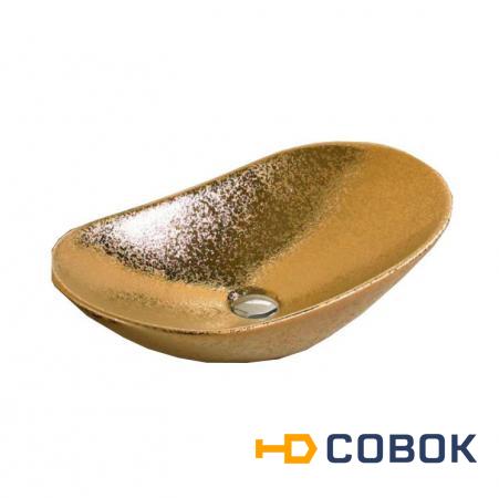 Фото Раковина Comforty 7811ASJ золото 620х145х340 мм