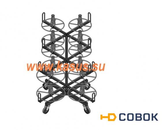 Фото Стеллаж для размотки бухт кабеля СКБ 12-0,5-30