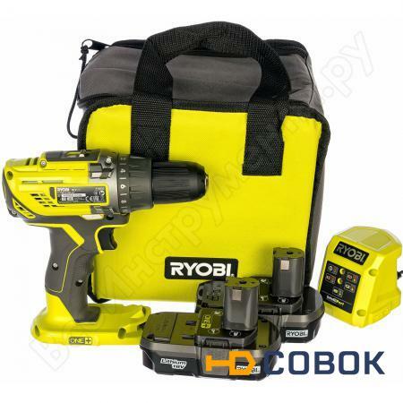 Фото Компактная дрель-шуруповерт Ryobi ONE+ R18DD3-213S 5133003352