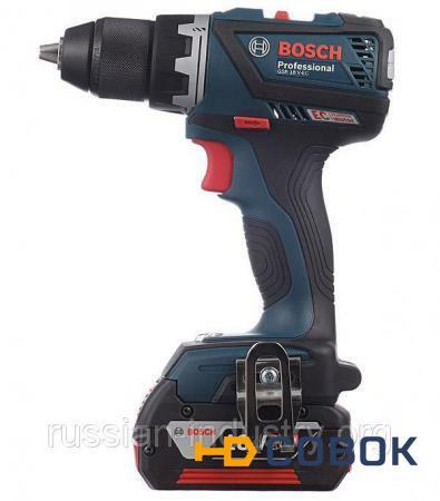 Фото Дрель-шуруповерт аккумуляторная Bosch GSR 18 V-EC Profi 18.0В 5.0 Ач 60Нм Li-Ion