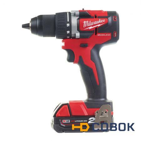 Фото Компактная бесщеточная дрель Milwaukee M18 CBLDD-202C