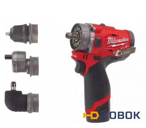 Фото Аккумуляторная ударная дрель Milwaukee M12 FPDXKIT-202X FUEL