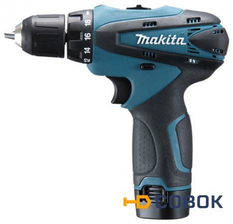 Фото Дрель шуруповерт аккумуляторная Makita DF330DWE