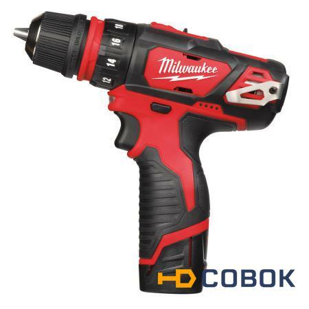 Фото Milwaukee M12 BDDX-202X Дрель шуруповерт с насадками