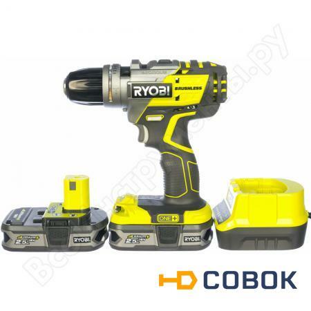 Фото Бесщеточная ударная дрель-шуруповерт Ryobi ONE+ R18PDBL-225S 5133003613