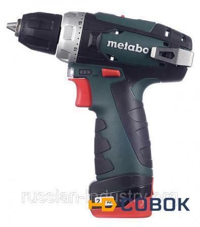 Фото Дрель-шуруповерт аккумуляторная Metabo PowerMaxx BS 10.8 В 2.0 Ач 34 Нм Li-Ion