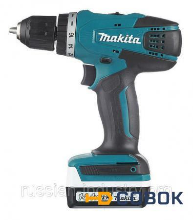 Фото Дрель-шуруповерт аккумуляторная Makita DF347DWE 14.4 В 1.5 Ач 30 Нм Li-ion