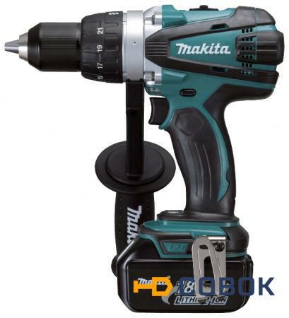 Фото Дрель шуруповерт аккумуляторная Makita DDF458RFE