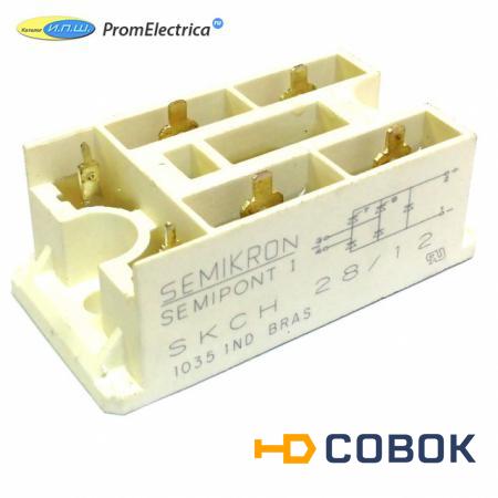 Фото SKCH 28/14E Semikron Однофазный диодно тиристорный мост