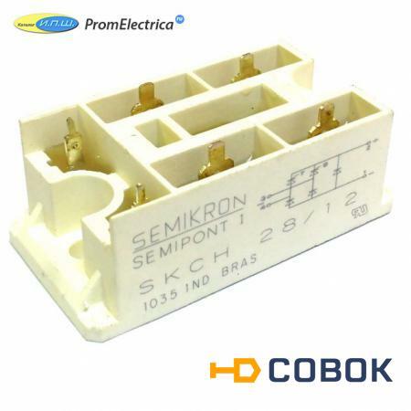 Фото SKCH28/12E Semikron Однофазный диодно тиристорный мост