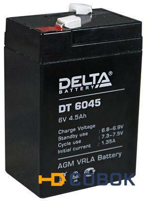 Фото Аккумуляторная батарея DT 6045 DELTA (для фонарей ФОС 3-5/6)