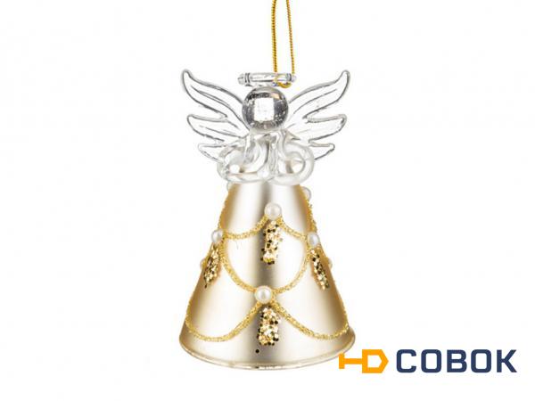 Фото Декоративное изделие "ангел" цвет: золото 5*8 см. Dalian Hantai (862-012)
