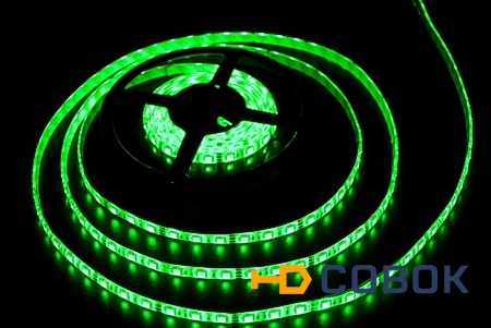 Фото Лента светодиодная LEDcraft 4,8 Вт/м 60 диодов/м IP33 Зеленый