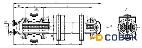 Фото Теплообменник ТТМ5 48/89-1,6/1,6