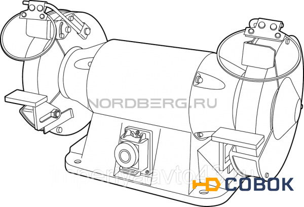 Фото Точило электрическое Ø150 NORDBERG EG1505