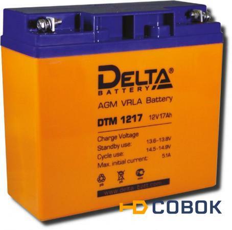 Фото Аккумулятор Delta DTM 1217