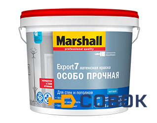 Фото Export 7 Marshall (Маршалл) — матовая краска для стен и потолков