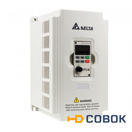 Фото Преобразователь частоты 5.5кВт 380В Delta VFD-M VFD055M43A